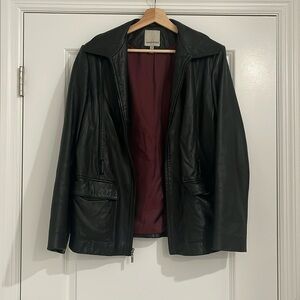 Vintage Anne Klein genuine leather jacket